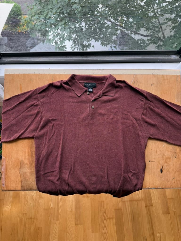 Deep-Red Polo